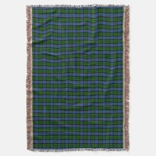 Clan MacKay Tartan Decke (Vorderseite Vertikal)