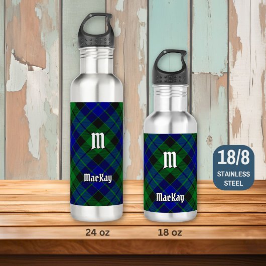 Clan MacKay Tartan Edelstahlflasche