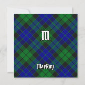 Clan MacKay Tartan Einladung (Vorderseite)