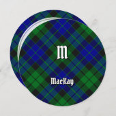 Clan MacKay Tartan Einladung (Vorne/Hinten)