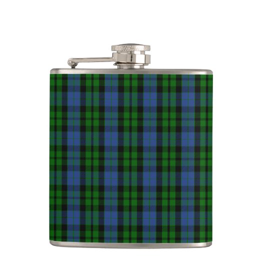 Clan MacKay Tartan Flachmann (Vorderseite)