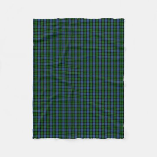 Clan MacKay Tartan Fleecedecke (Vorderseite)