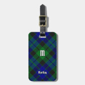 Clan MacKay Tartan Gepäckanhänger (Vorderseite vertikal)