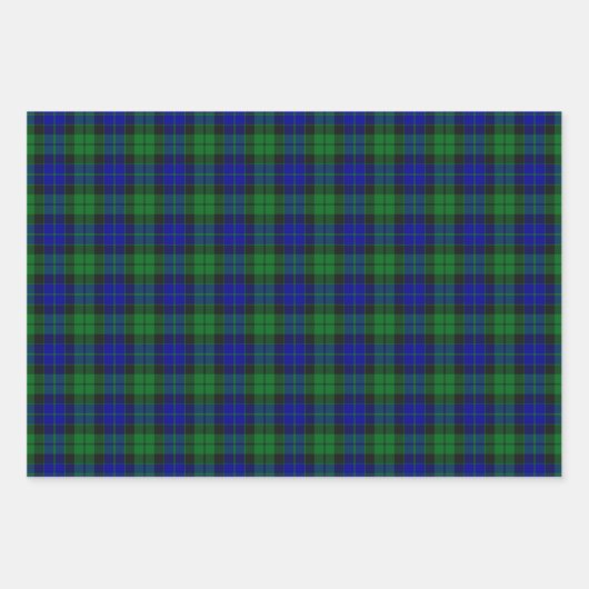 Clan MacKay Tartan Geschenkpapier Set (Vorderseite)