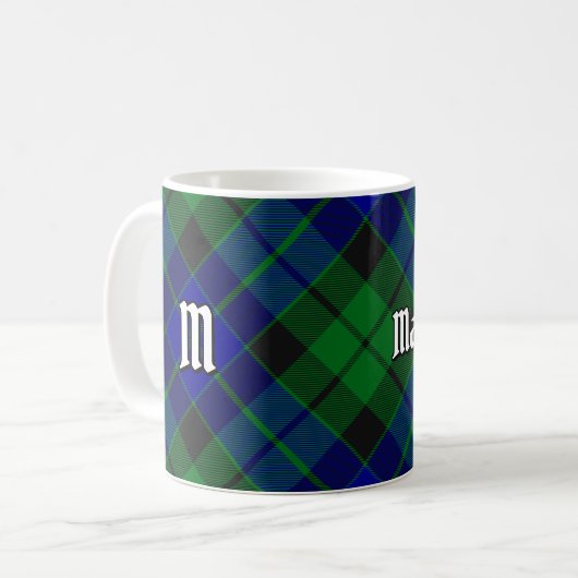 Clan MacKay Tartan Kaffeetasse (Vorderseite Links)