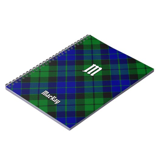 Clan MacKay Tartan Notizblock (Linke Seite)
