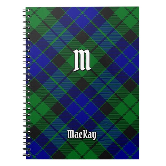 Clan MacKay Tartan Notizblock (Vorderseite)