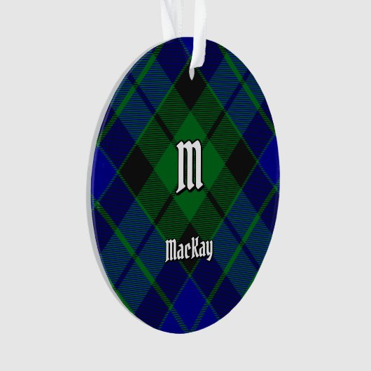 Clan MacKay Tartan Ornament (Vorderseite)