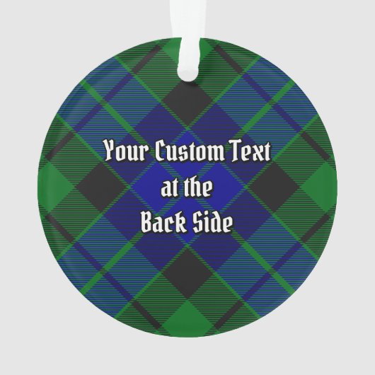 Clan MacKay Tartan Ornament (Rückseite)