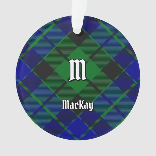 Clan MacKay Tartan Ornament (Vorderseite)