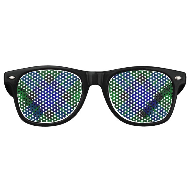 Clan MacKay Tartan Partybrille (Vorderseite)