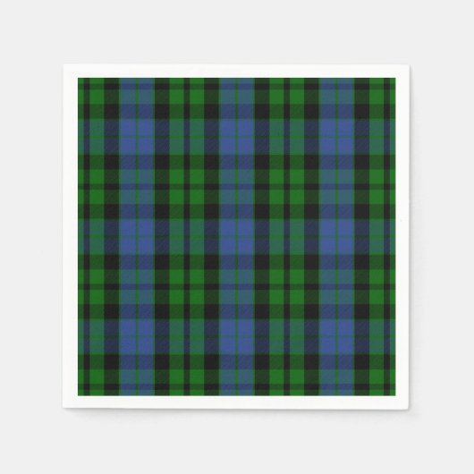 Clan MacKay Tartan Serviette (Vorderseite)