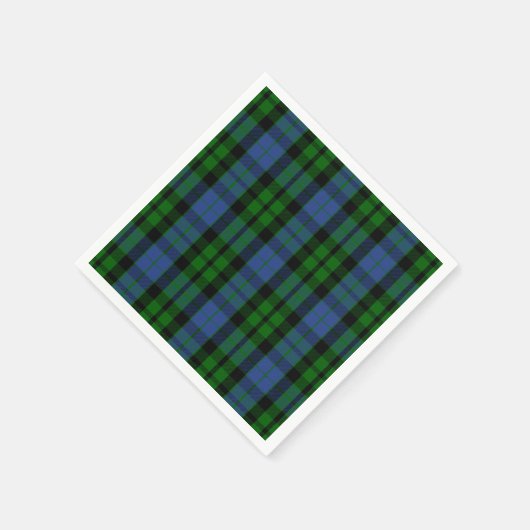 Clan MacKay Tartan Serviette (Ecke)