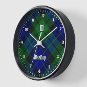Clan MacKay Tartan Uhr (Winkel)