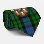 Clan MacKay Tartan und Sporran Krawatte (Gerollt)