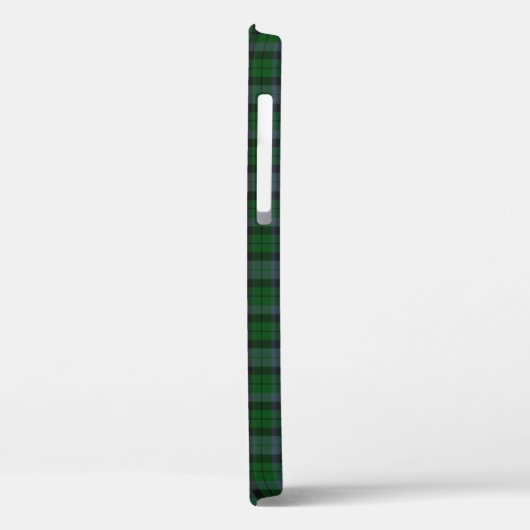 Clan Mackay Tartan und Wappen Abzeichen Case-Mate iPhone Hülle (Rückseite / Links)