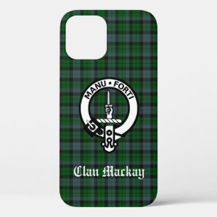 Clan Mackay Tartan und Wappen Abzeichen Case-Mate iPhone Hülle
