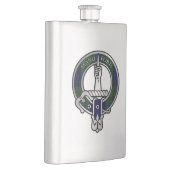 Clan MacKay Tartan Wappen Flachmann (Rechts)