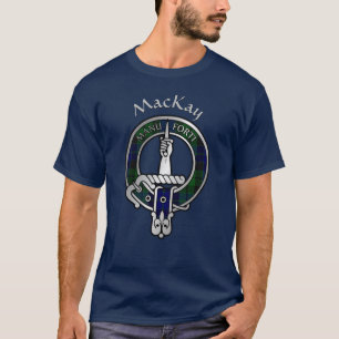 Clan MacKay Tartan Wappen T-Shirt