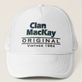 Clan MacKay Vintag anpassen Truckerkappe (Vorderseite)