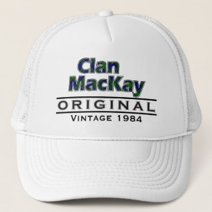 Clan MacKay Vintag anpassen Truckerkappe