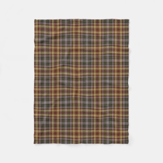 Clan Mackay von Strathnaver Tartan Fleecedecke (Vorderseite)