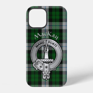 Clan MacKay Wappen & Dress Tartan iPhone 12 Hülle