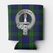 Clan MacKay Wappen & Tartan Dosenkühler (Rückseite)