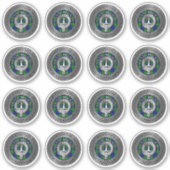 Clan MacKay Wappen & Tartan Knot Sticker (Vorderseite)