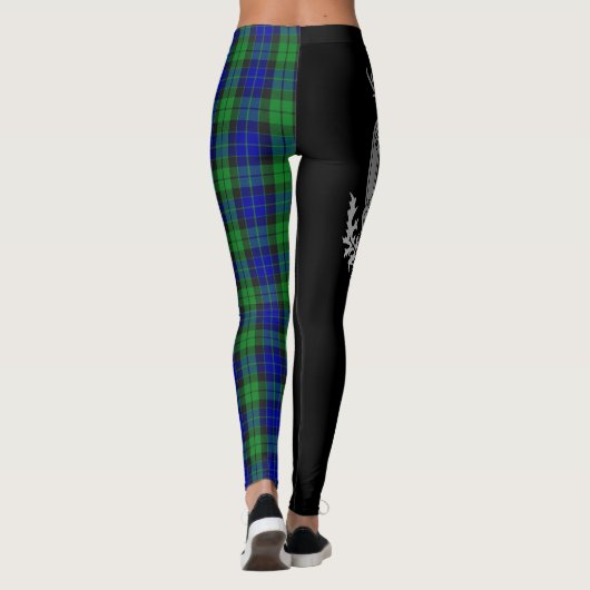 Clan MacKay Wappen & Tartan Leggings (Rückseite)