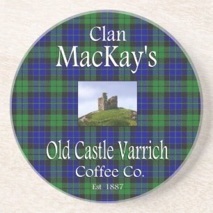 Clan MacKays alte Burg Varrich Kaffee Co. Getränkeuntersetzer