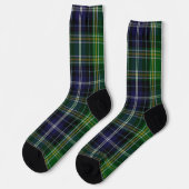 Clan MacKellar Tartan Kariert Socken (Linkes Detail)