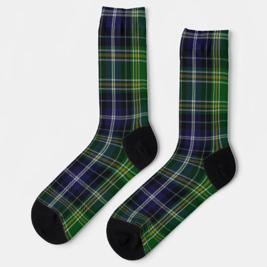 Clan MacKellar Tartan Kariert Socken (Linkes Detail)