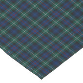 Clan Mackenzie Blue und Green Scottish Tartan Kurzer Tischläufer (Ecke)