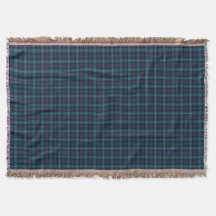 Clan Mackenzie Blue und Türkis Moderner Tartan