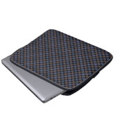 Clan Mackenzie Brown and Blue Reproduction Tartan Laptopschutzhülle (Vorne Knopf)