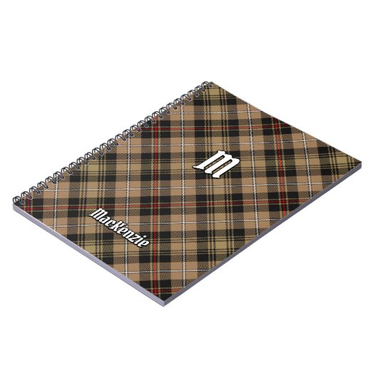 Clan MacKenzie Brown Jagd Tartan Notebook Notizblock (Linke Seite)