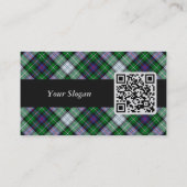 Clan MacKenzie Dress Tartan Business Card Visitenkarte (Rückseite)