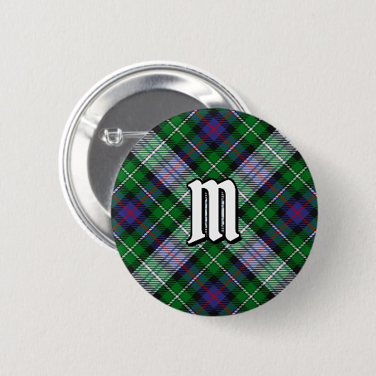 Clan MacKenzie Dress Tartan Button (Vorne & Hinten)