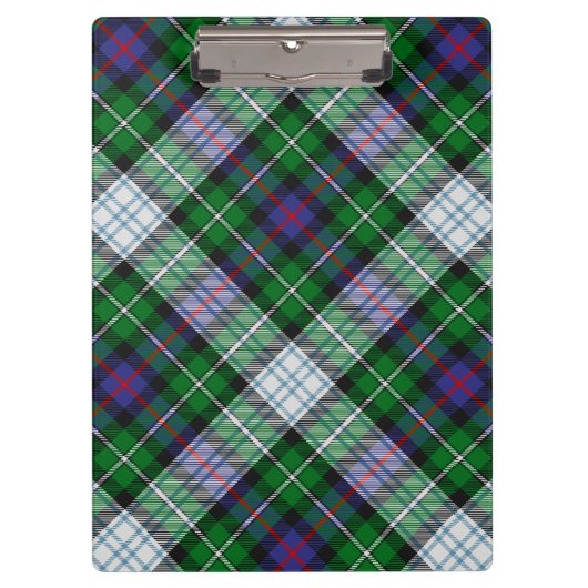 Clan MacKenzie Dress Tartan Clipboard Klemmbrett (Vorderseite)