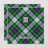 Clan MacKenzie Dress Tartan Einladung (Vorne/Hinten)