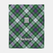 Clan MacKenzie Dress Tartan Fleece Blanket (Vorderseite)