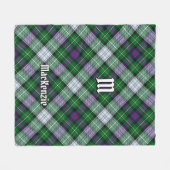 Clan MacKenzie Dress Tartan Fleece Blanket (Vorderseite (Horizontal))