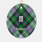 Clan MacKenzie Dress Tartan Keramik Ornament (Links)