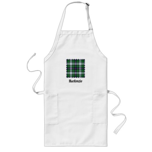 Clan MacKenzie Dress Tartan Long Schürze (Vorne)