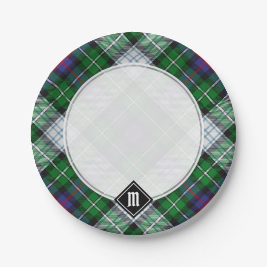 Clan MacKenzie Dress Tartan Paper Tellers Pappteller (Vorderseite)