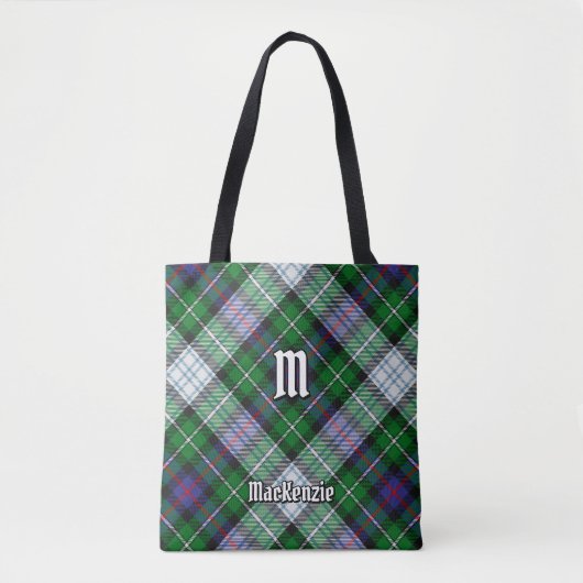 Clan MacKenzie Dress Tartan Tote Bag Tasche (Vorderseite)
