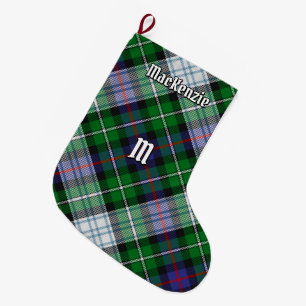 Clan MacKenzie Dress Tartan Weihnachts-Strumpf Großer Weihnachtsstrumpf