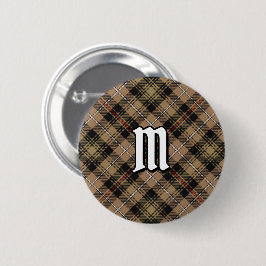 Clan MacKenzie Hunting Brown Tartan Button