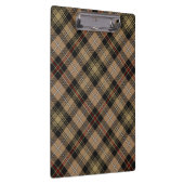 Clan MacKenzie Hunting Brown Tartan Clipboard Klemmbrett (Rechts)